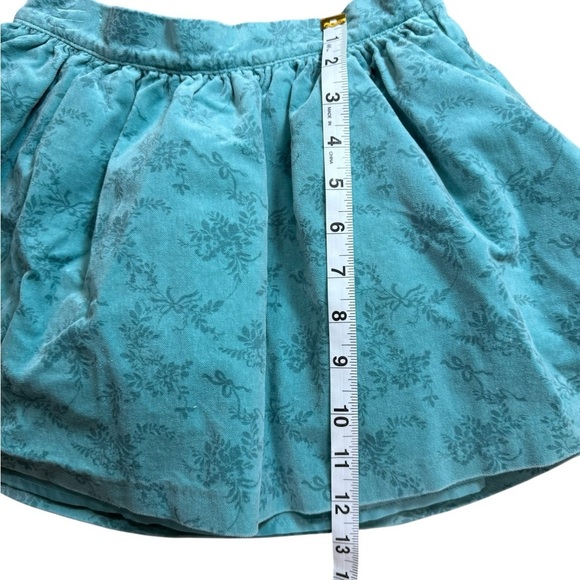 Janie and Jack skirt. Seafoam green with floral and bow design 6 k187 - Picture 6 of 7